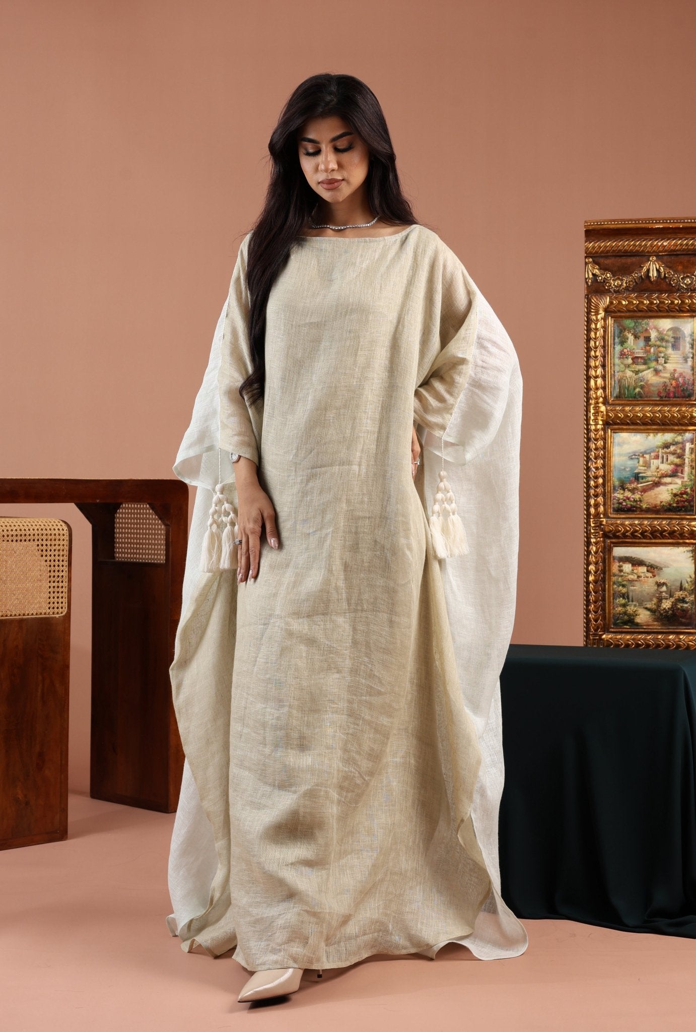 FCK 159 KAFTAN - FOUZ COUTURE - MIRA Y MANO