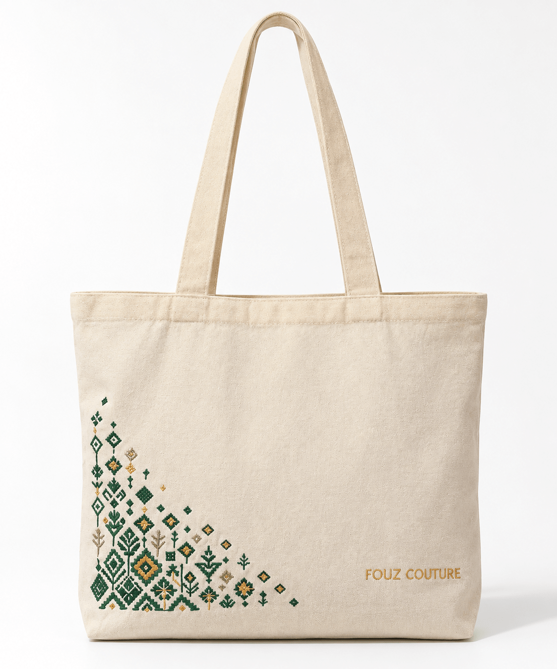 SAUDI NATIONAL DAY BAG - FOUZ COUTURE - MIRA Y MANO