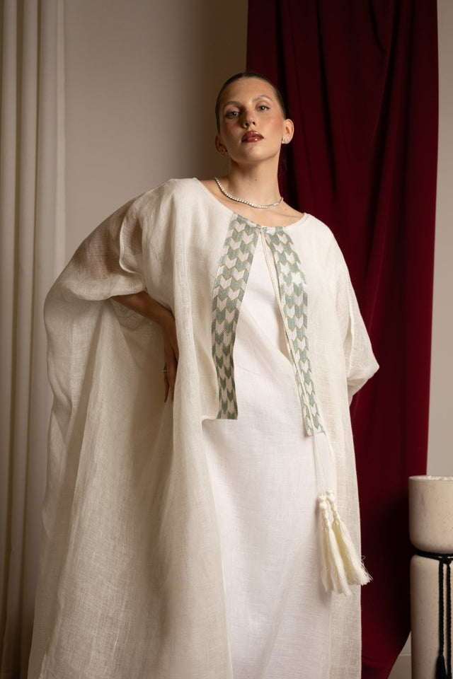 SS25FC010 KAFTAN - FOUZ COUTURE - MIRA Y MANO