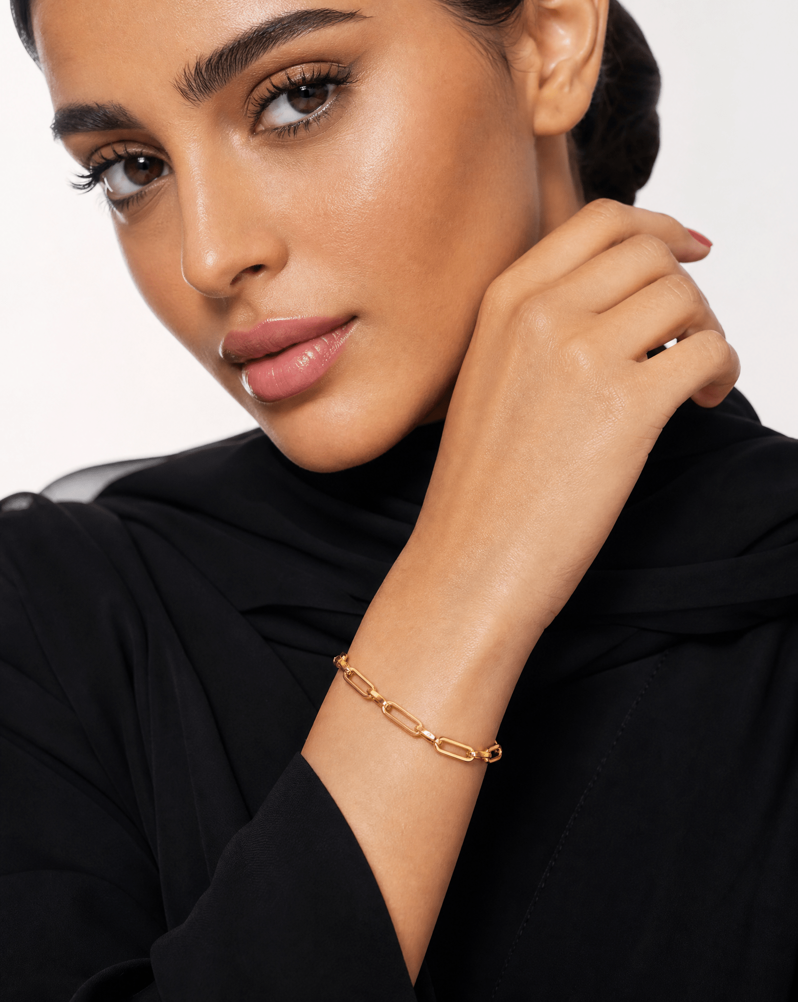CABLE CHAIN BRACELET GOLD - GHALIA - MIRA Y MANO