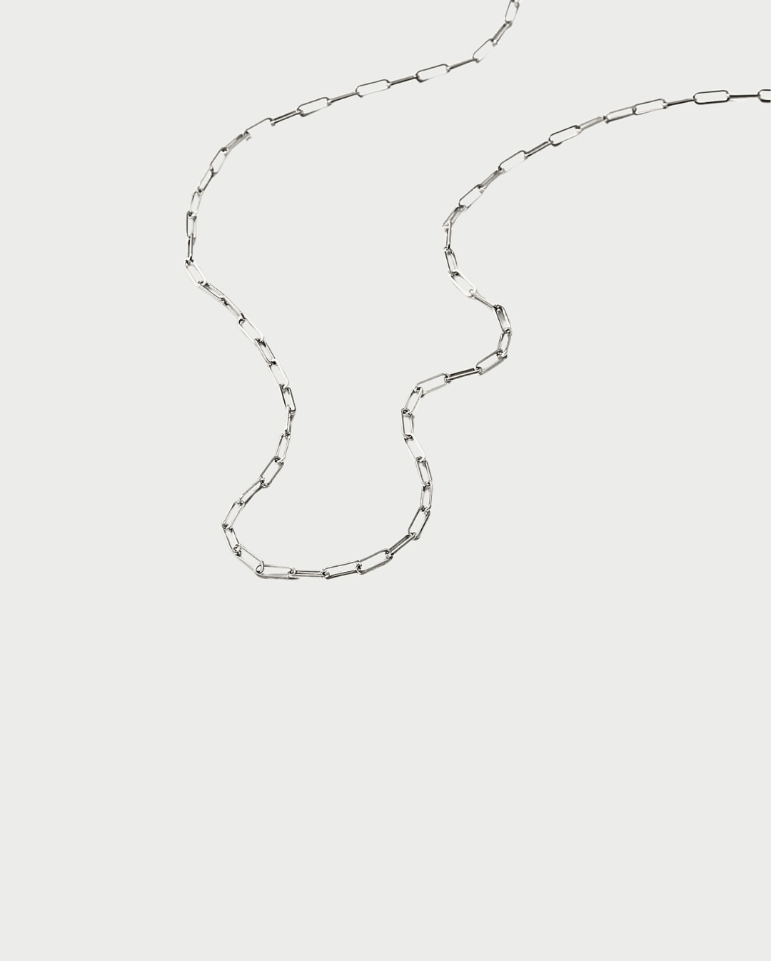 CABLE CHAIN NECKLACE SILVER - GHALIA - MIRA Y MANO