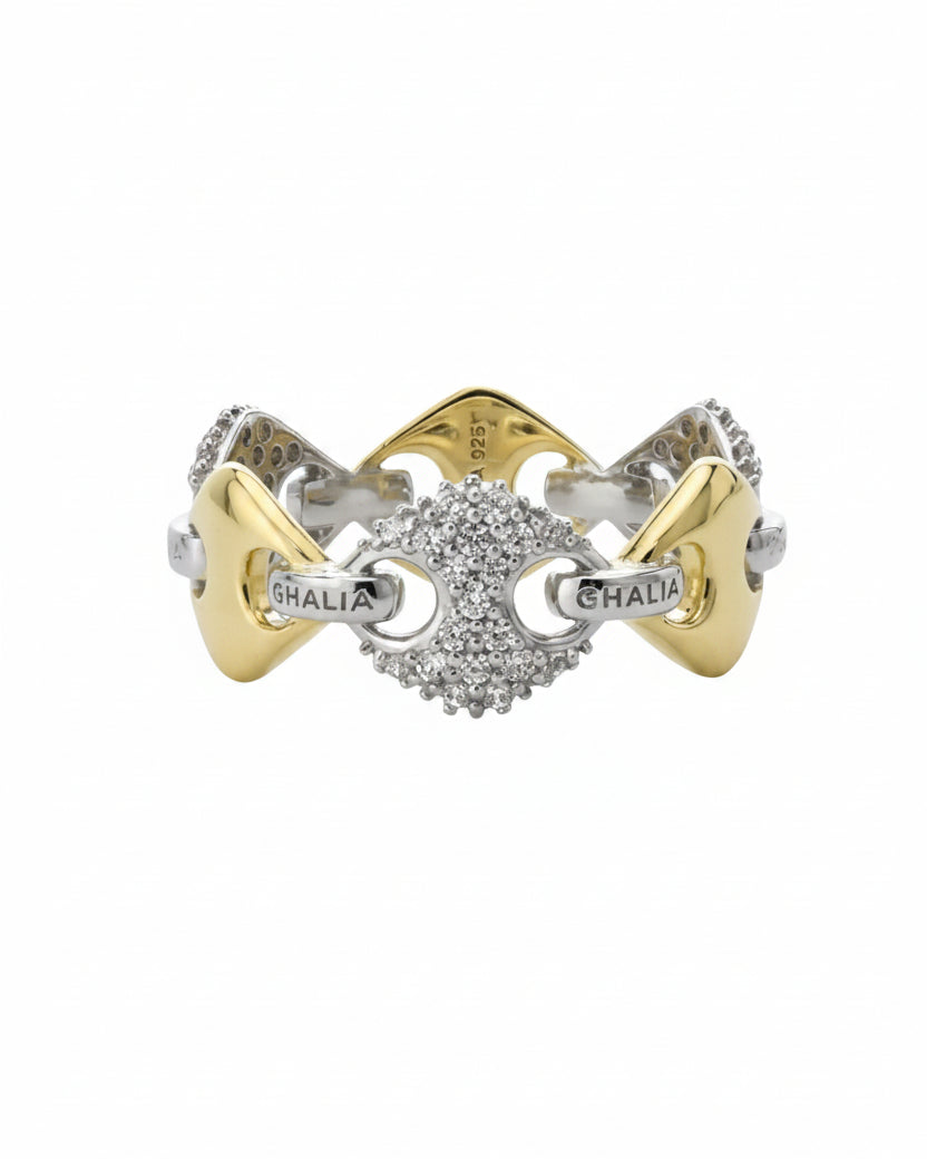 Infinity Bridge Ring - GHALIA - MIRA Y MANO