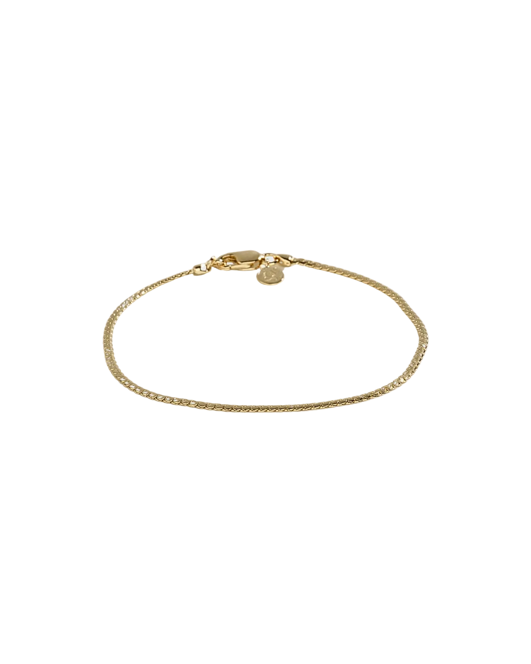 SERPENTINE CHAIN BRACELET GOLD - GHALIA - MIRA Y MANO