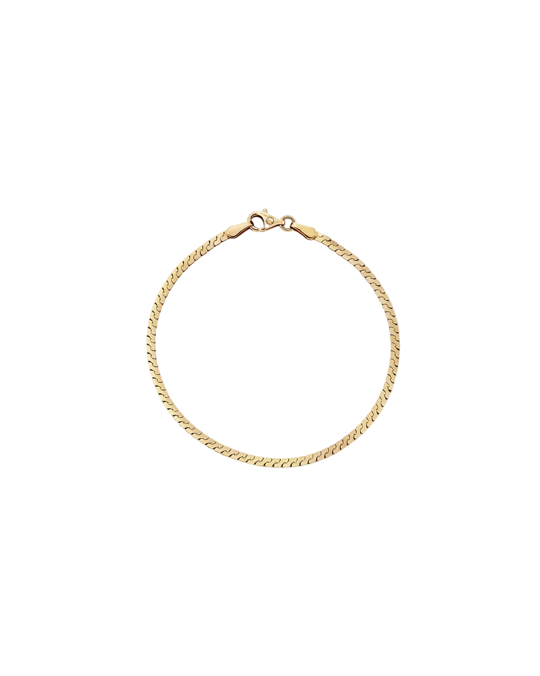 SERPENTINE CHAIN BRACELET GOLD - GHALIA - MIRA Y MANO