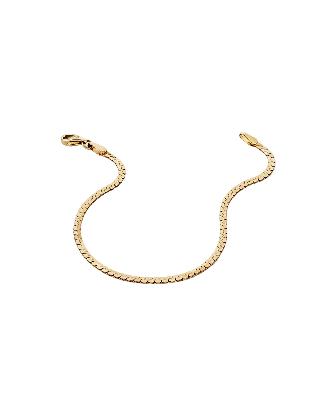 SERPENTINE CHAIN BRACELET GOLD - GHALIA - MIRA Y MANO