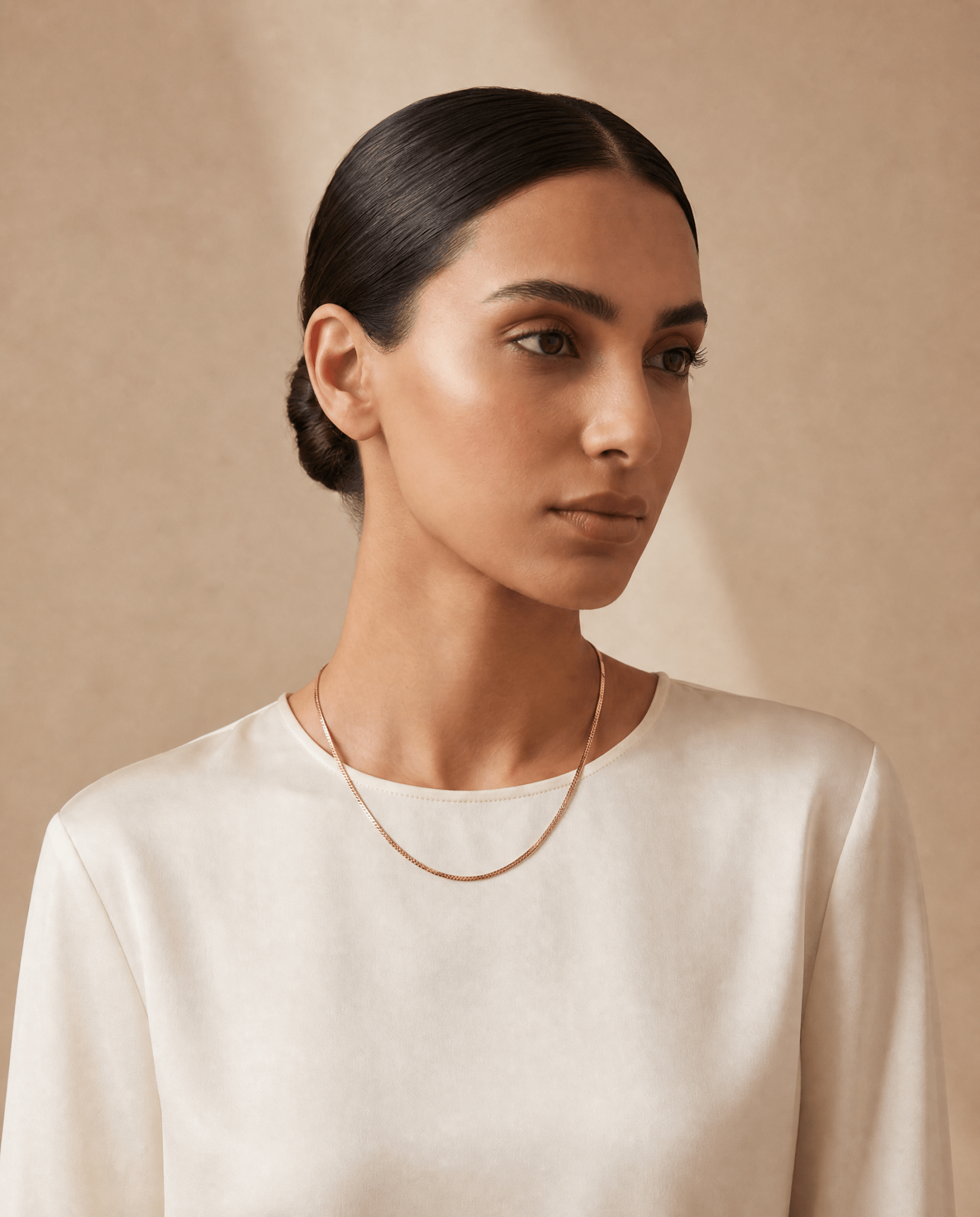 SERPENTINE CHAIN NECKLACE GOLD - GHALIA - MIRA Y MANO