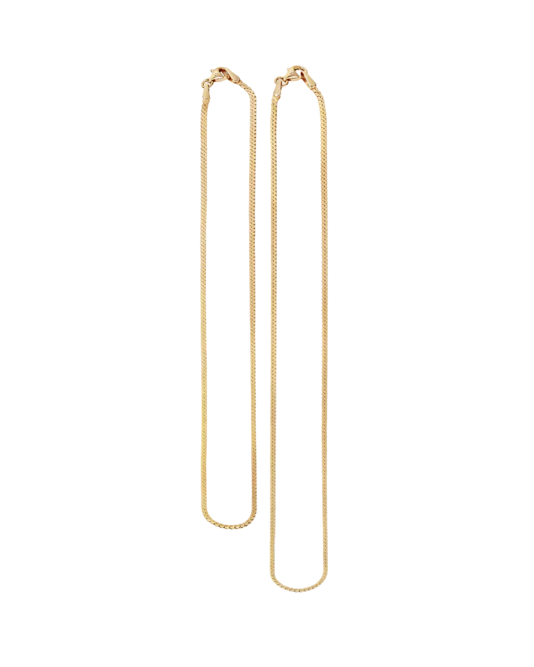 SERPENTINE CHAIN NECKLACE GOLD - GHALIA - MIRA Y MANO