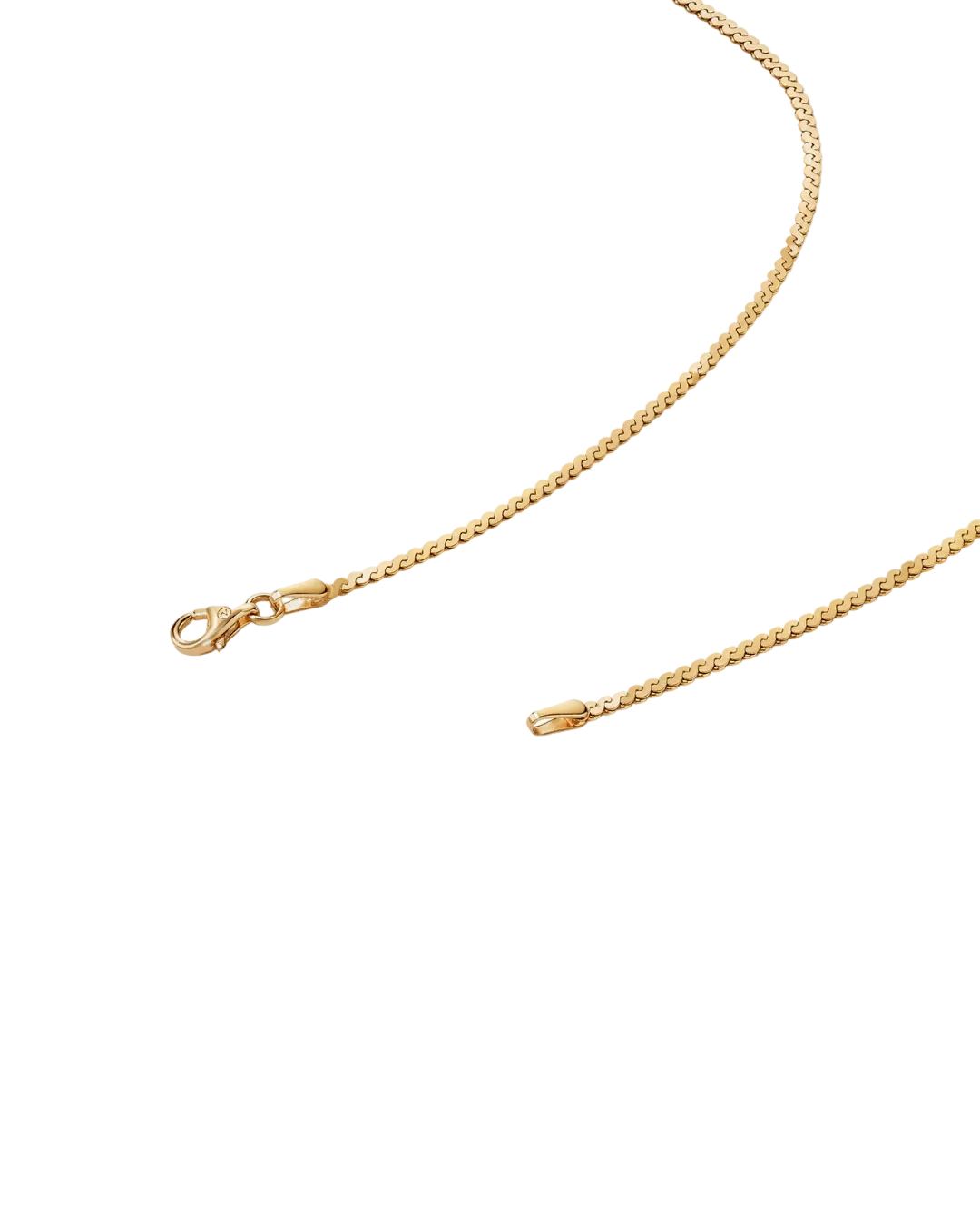 SERPENTINE CHAIN NECKLACE GOLD - GHALIA - MIRA Y MANO