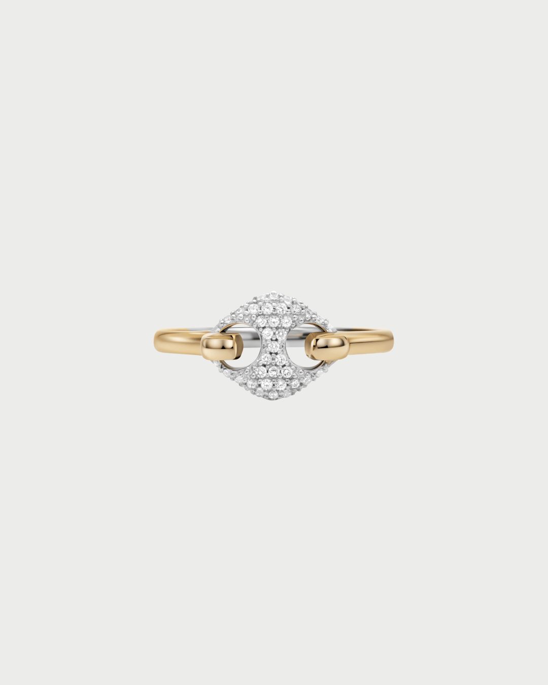 SINGLE INFINITY PAVE RING - GHALIA - MIRA Y MANO