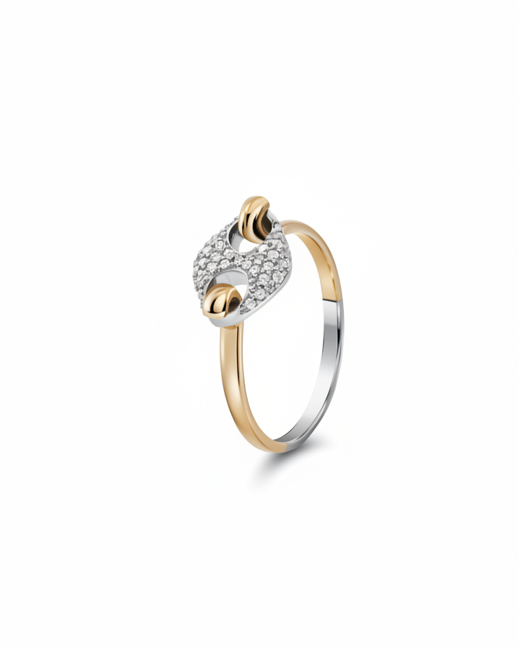SINGLE INFINITY PAVE RING - GHALIA - MIRA Y MANO