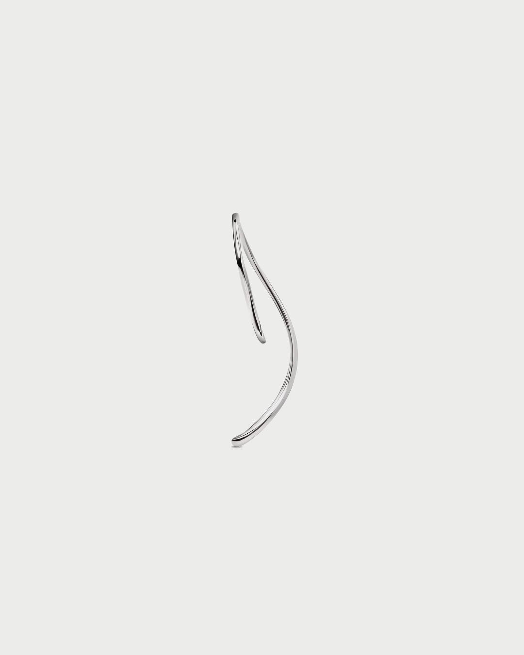 SWELL EARCUFF SILVER - GHALIA - MIRA Y MANO