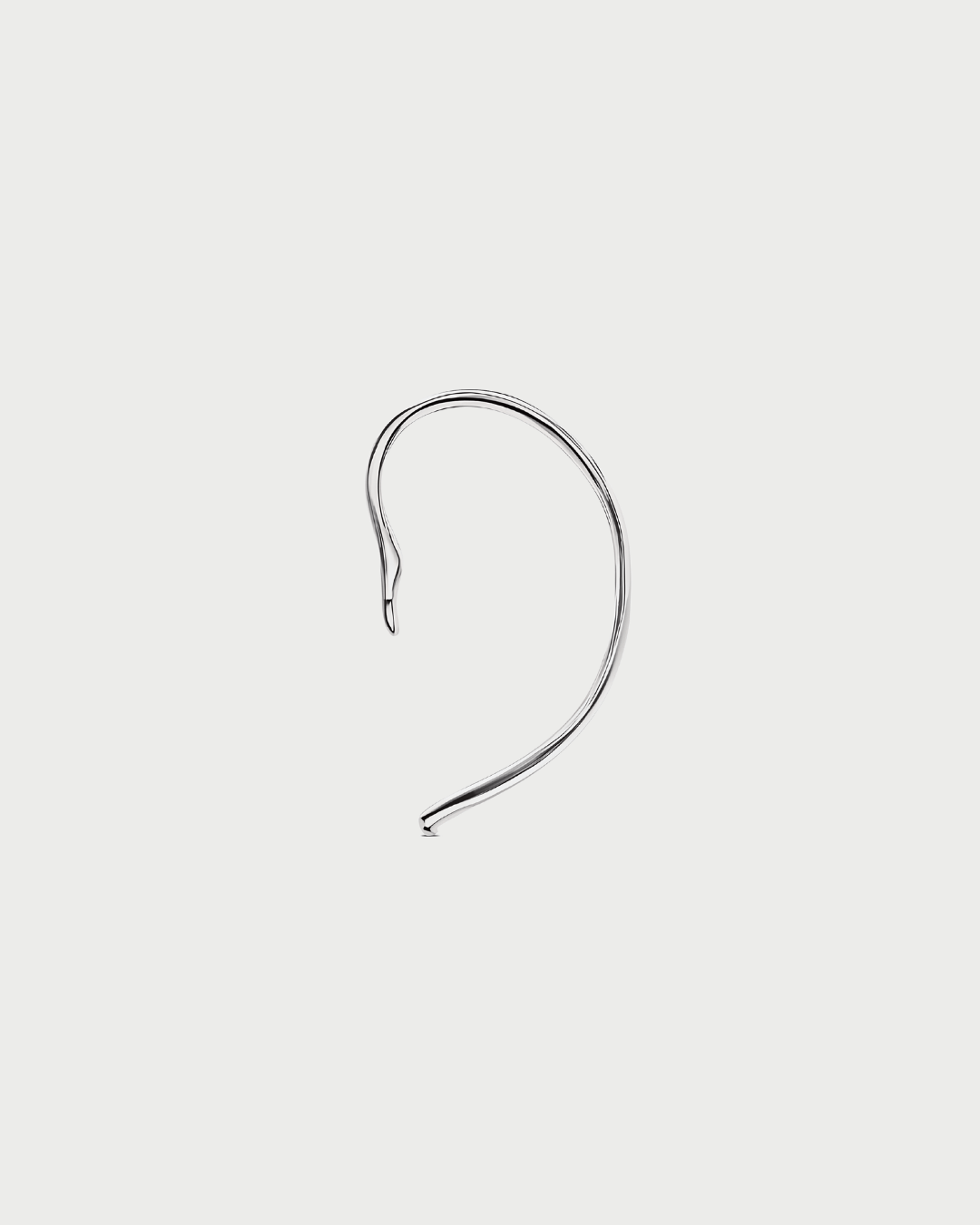 SWELL EARCUFF SILVER - GHALIA - MIRA Y MANO
