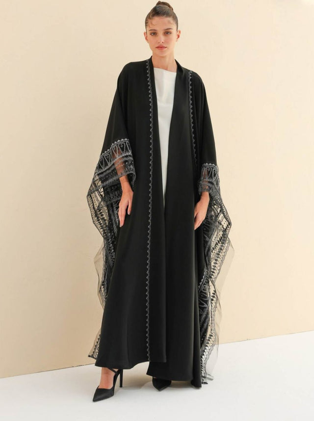 G222 - BLK ABAYA - GUL - MIRA Y MANO