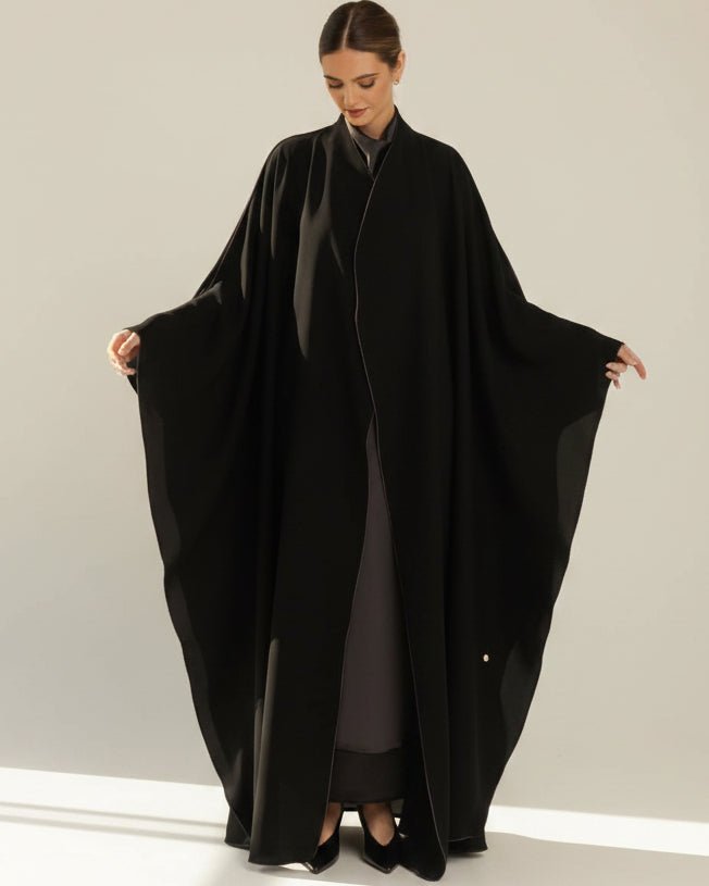 G249-BLK ABAYA - GUL - MIRA Y MANO