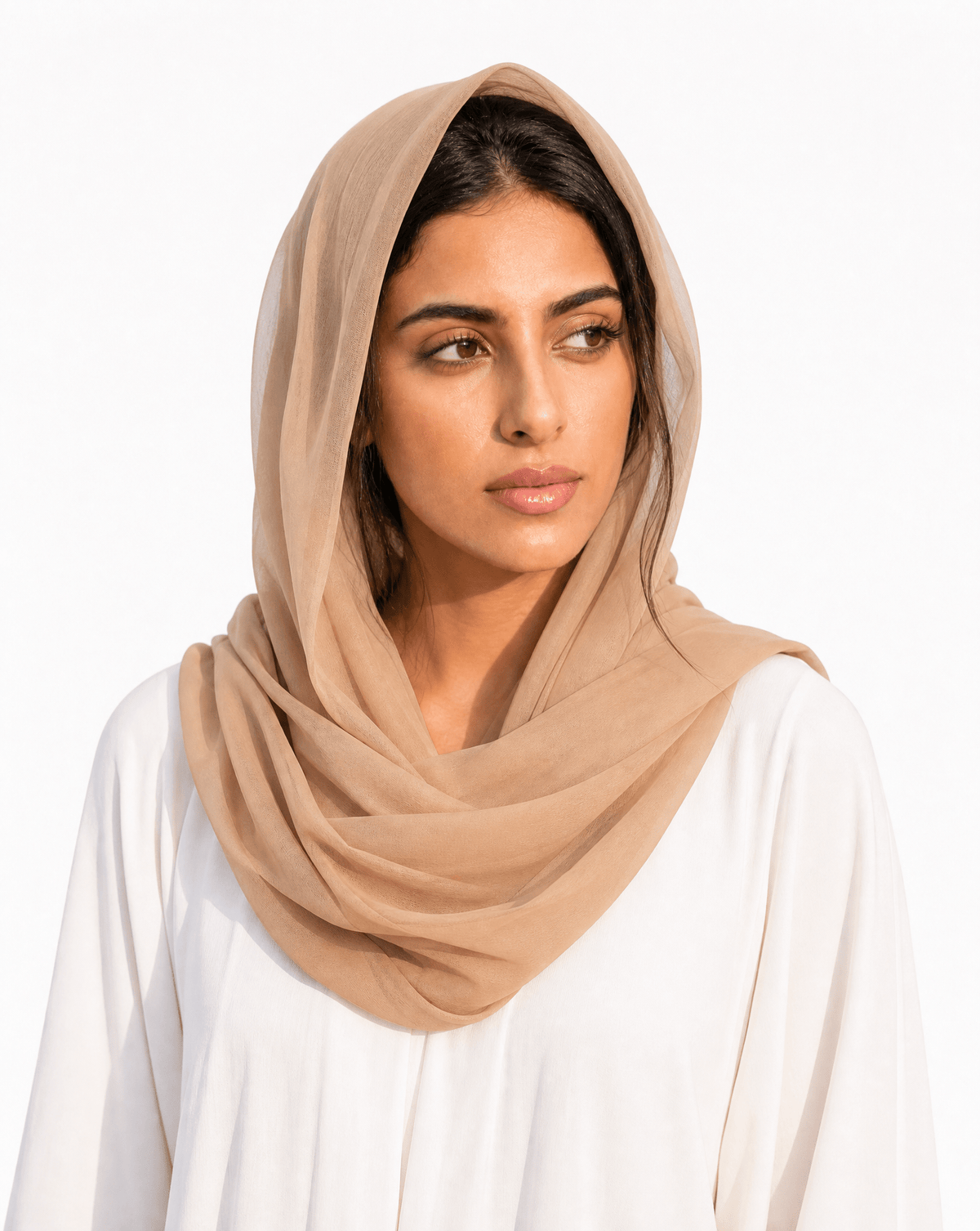 Voile Scarf Apricote – Voile Scarf – Product image 1