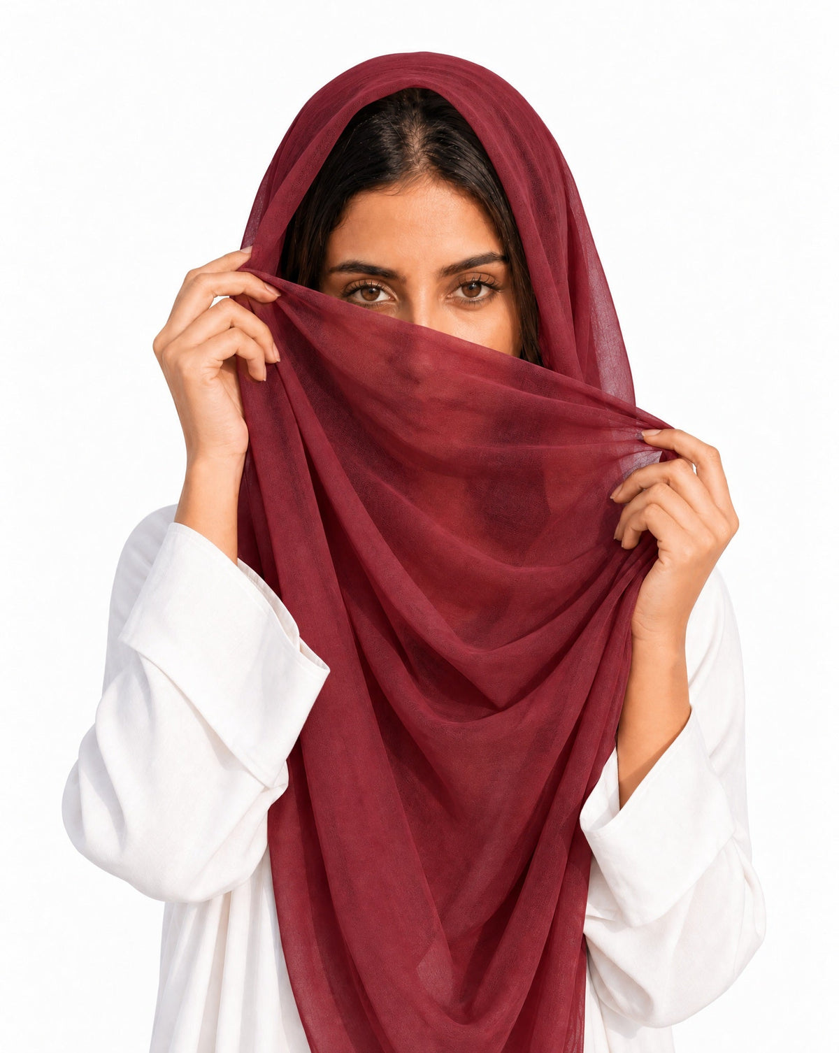 وشاح فوال بلون الشمندر – صورة المنتج 2