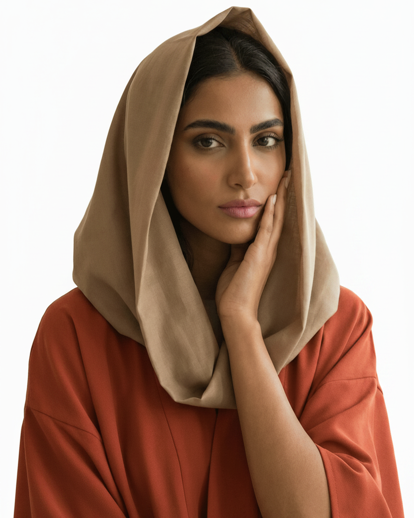 VOILE SCARF CUMIN - HAALINC. - MIRA Y MANO