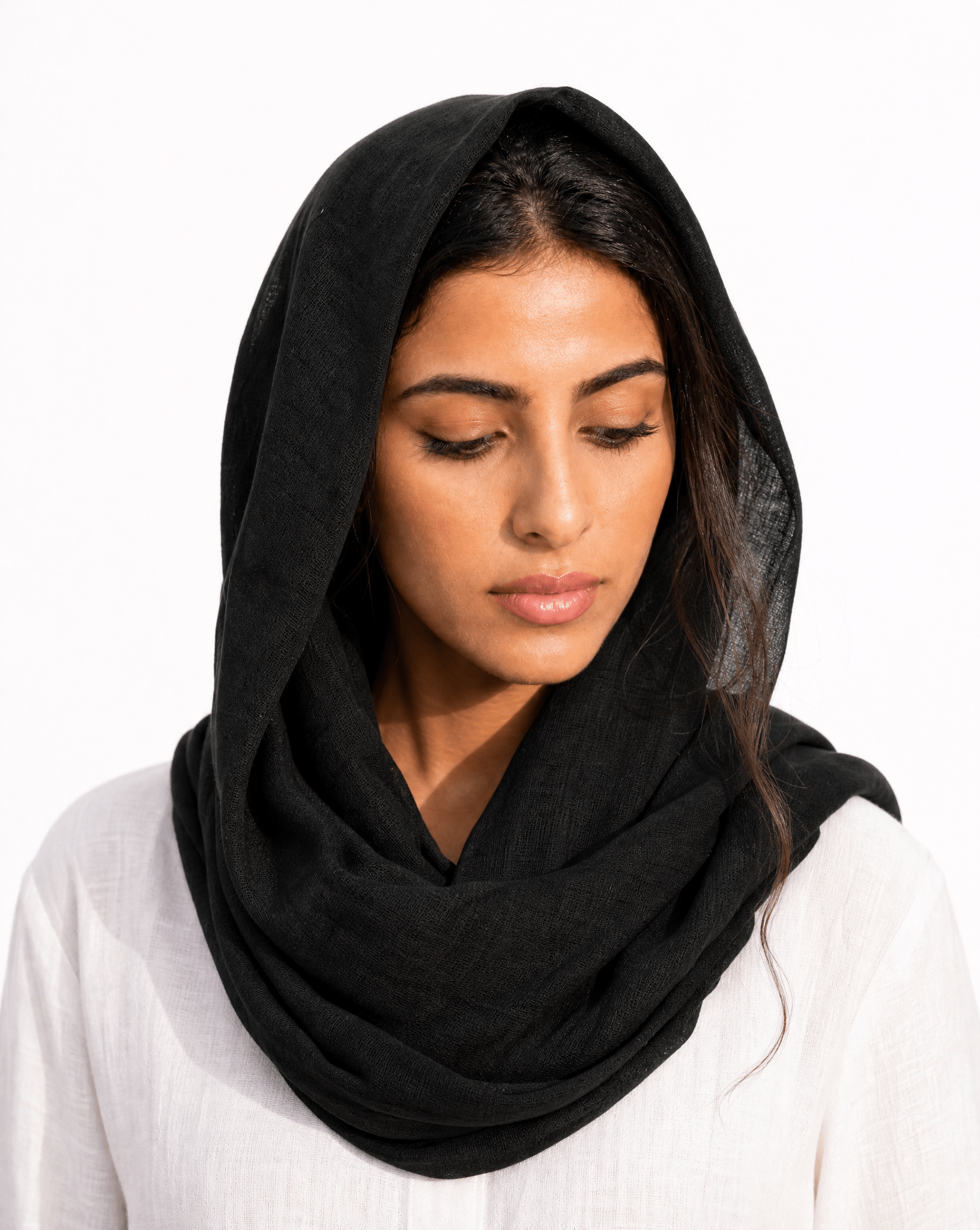 VOILE SNOOD BLACK - HAALINC. - MIRA Y MANO