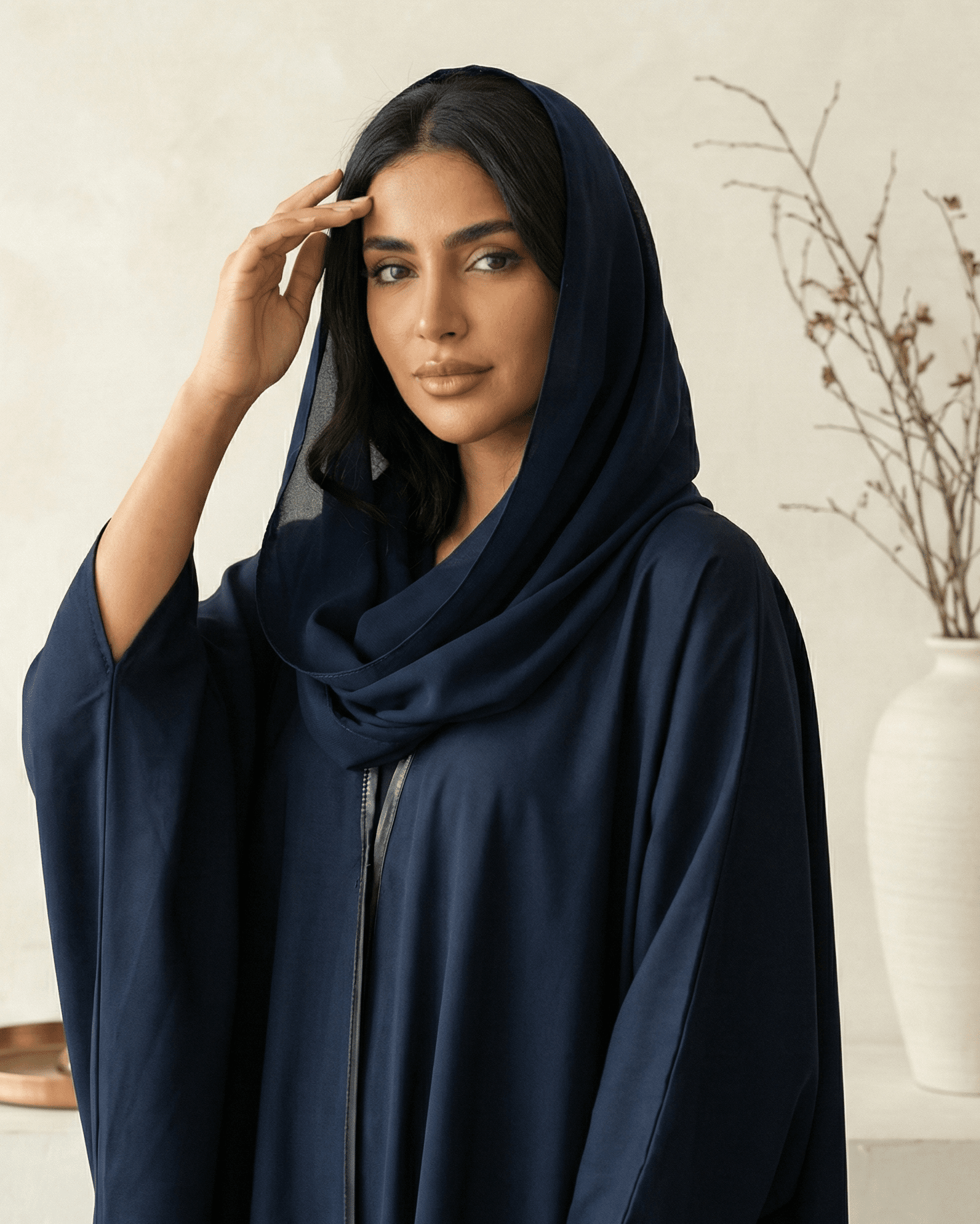 VOILE SNOOD BLUE BLACK - HAALINC. - MIRA Y MANO