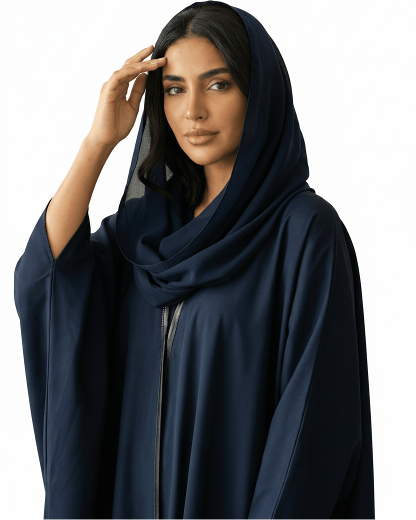VOILE SNOOD BLUE BLACK - HAALINC. - MIRA Y MANO
