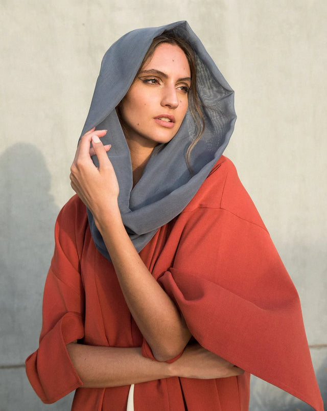 VOILE SNOOD GRISAILLE - HAALINC. - MIRA Y MANO