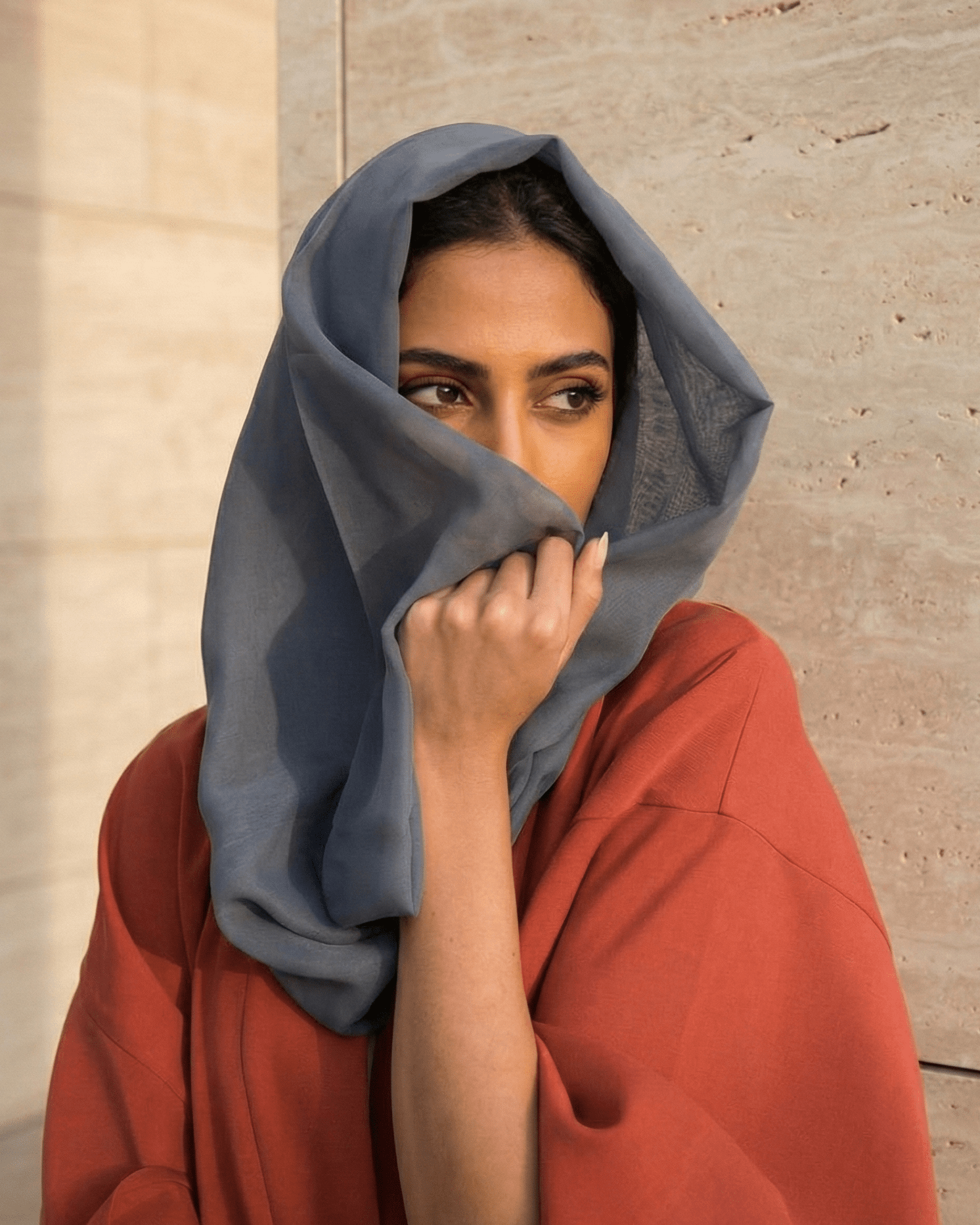 VOILE SNOOD GRISAILLE - HAALINC. - MIRA Y MANO
