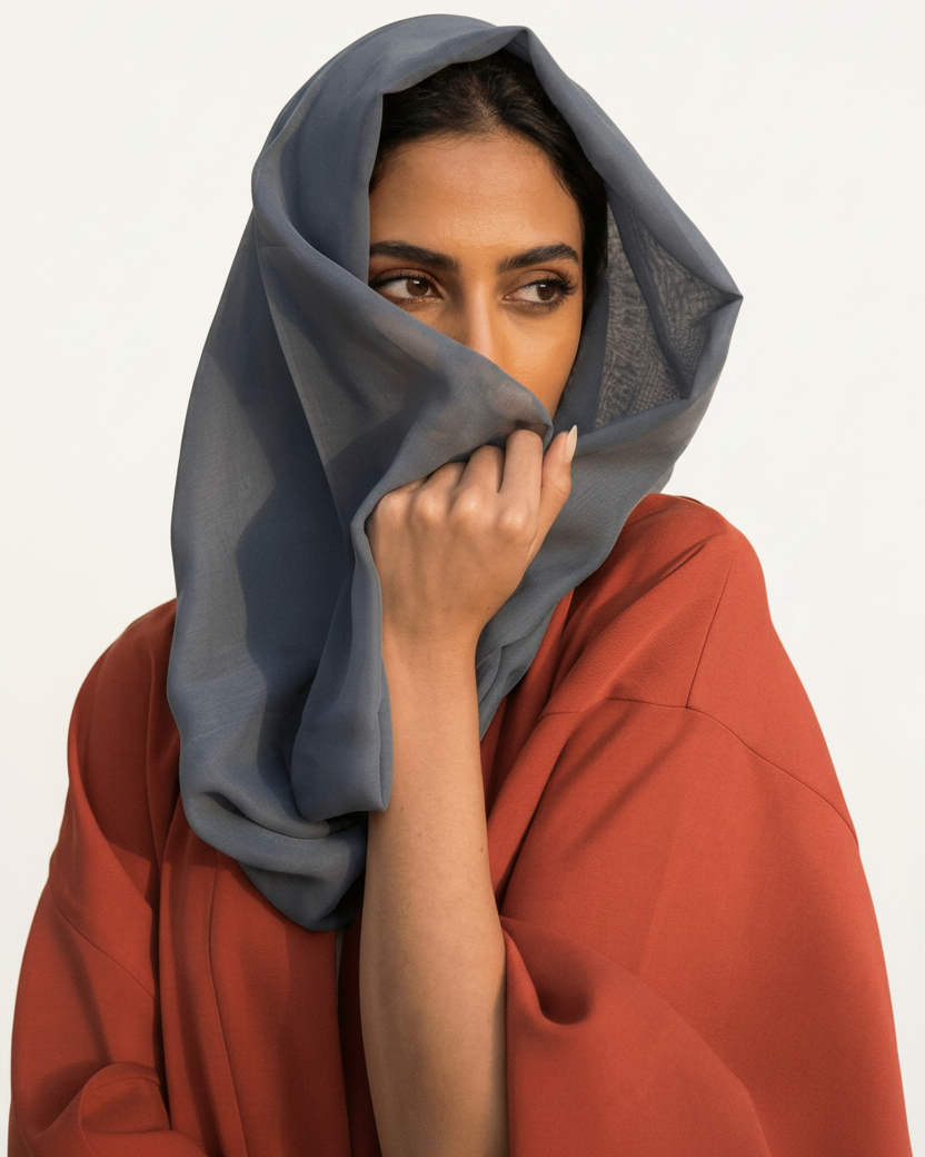 VOILE SNOOD GRISAILLE - HAALINC. - MIRA Y MANO