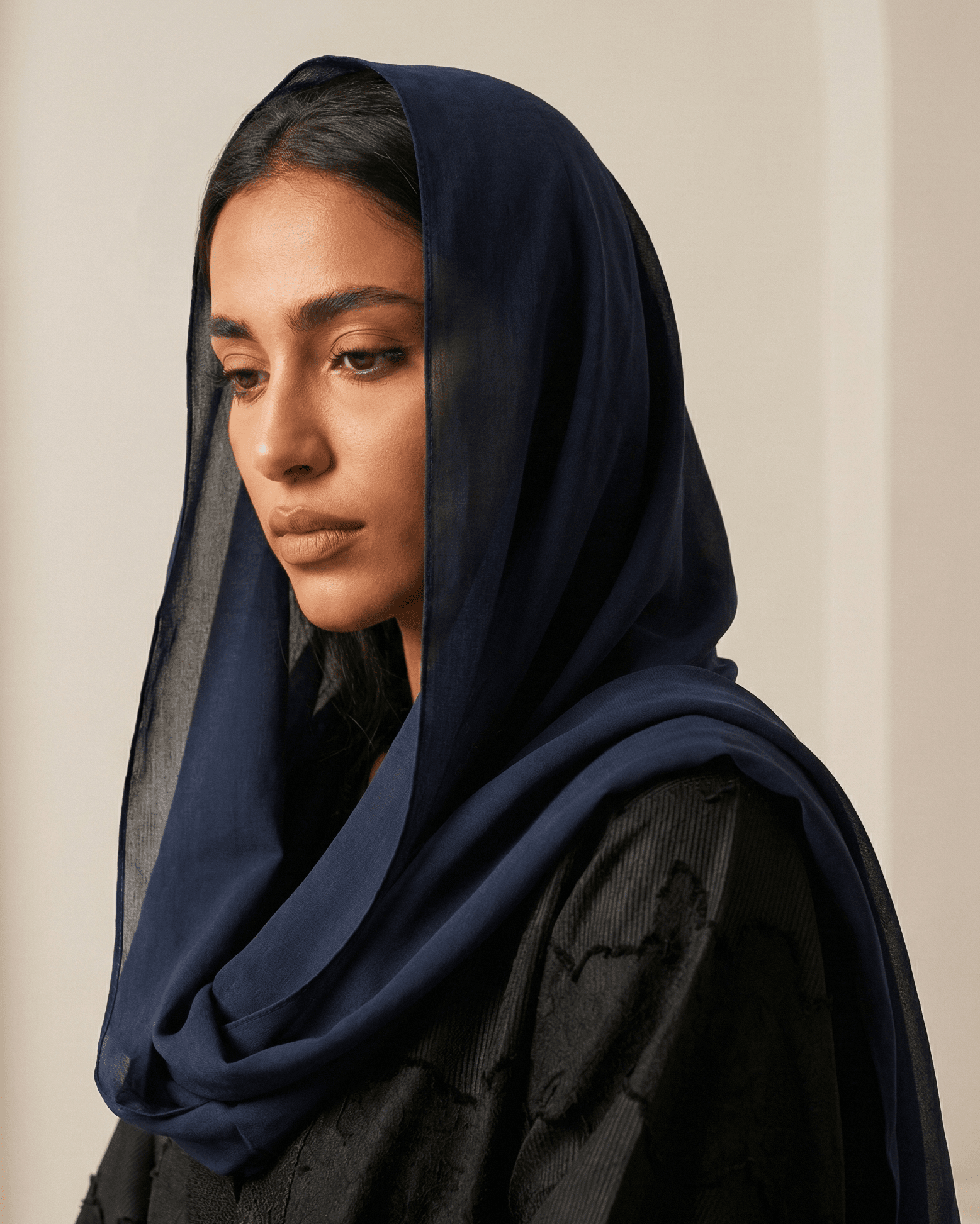 VOILE SNOOD NAVY - HAALINC. - MIRA Y MANO