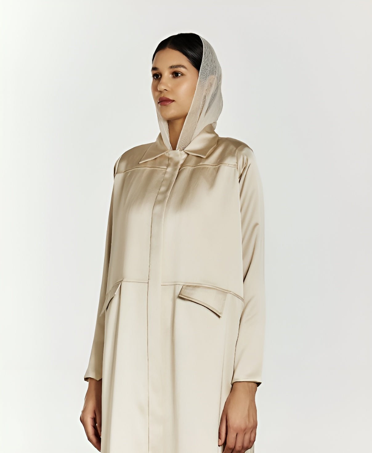HAMADIS TRANSITION IN BEIGE ABAYA - HAMADIS - MIRA Y MANO