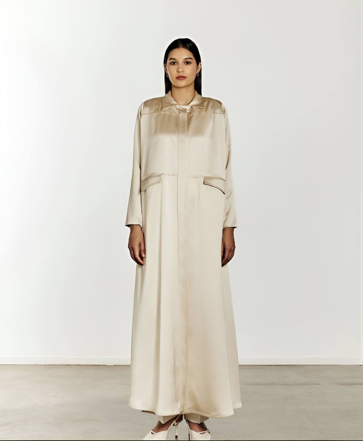 HAMADIS TRANSITION IN BEIGE ABAYA - HAMADIS - MIRA Y MANO