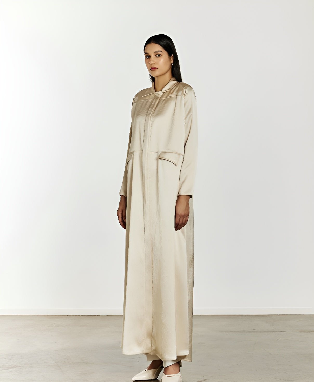 HAMADIS TRANSITION IN BEIGE ABAYA - HAMADIS - MIRA Y MANO