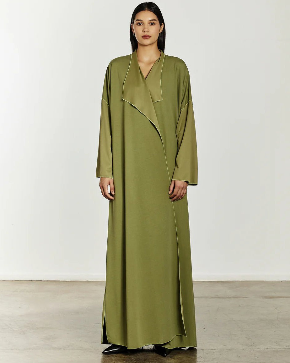 SWAY MUSTARD ABAYA - HAMADIS - MIRA Y MANO