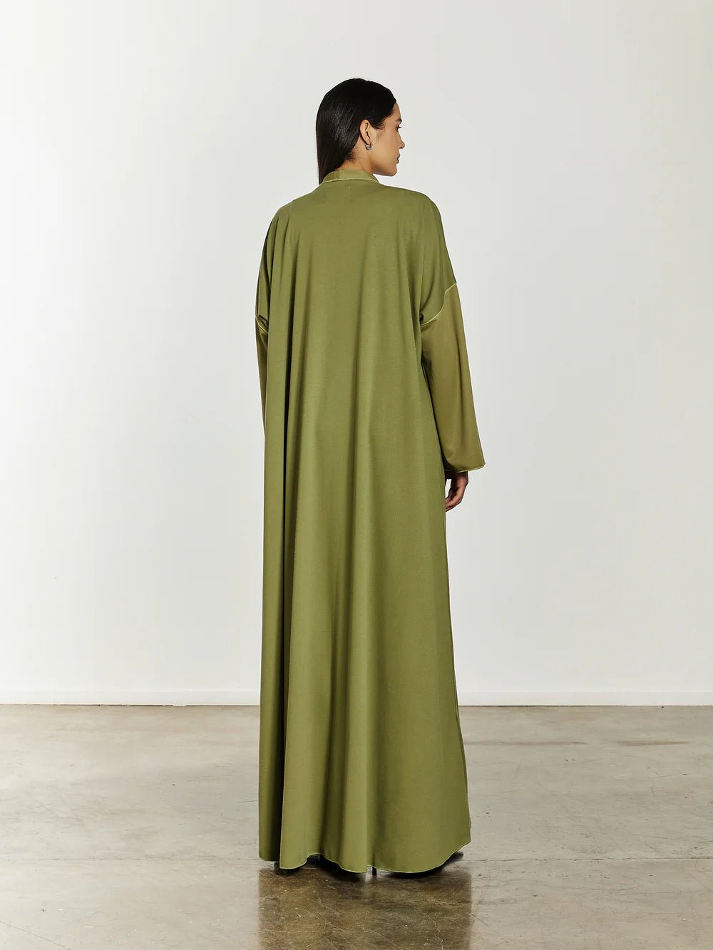 SWAY MUSTARD ABAYA - HAMADIS - MIRA Y MANO