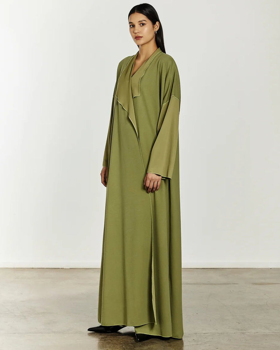 SWAY MUSTARD ABAYA - HAMADIS - MIRA Y MANO