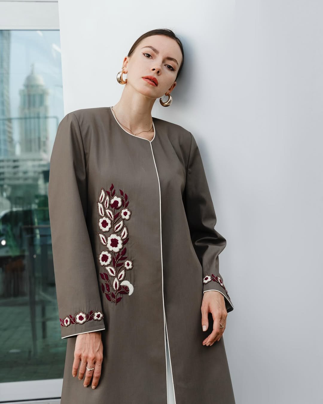 HON072 ABAYA - HOUSE OF N - MIRA Y MANO