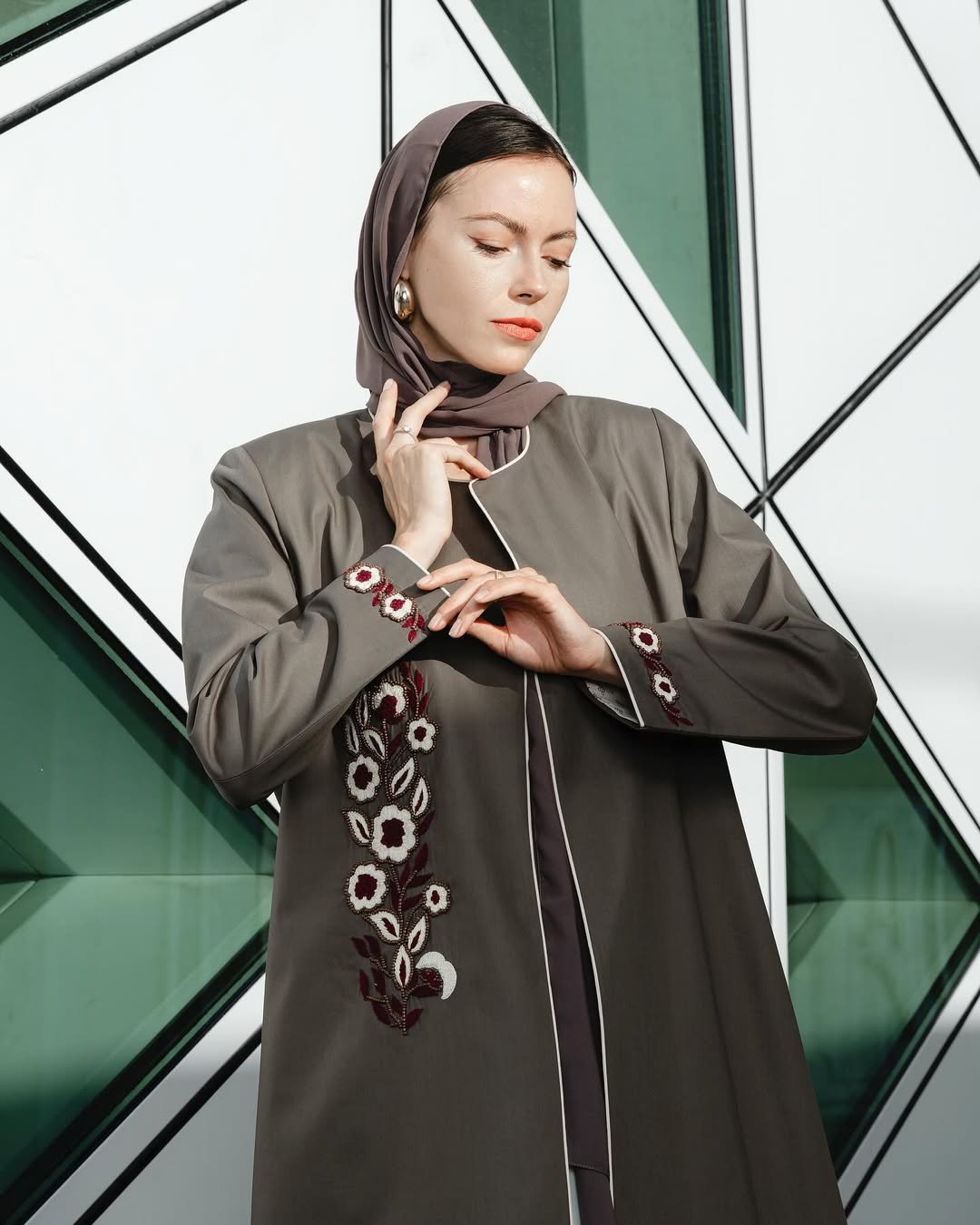 HON072 ABAYA - HOUSE OF N - MIRA Y MANO