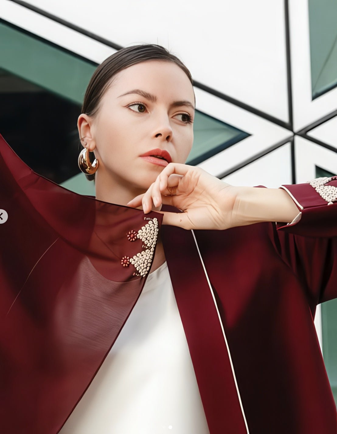 HON077 ABAYA - HOUSE OF N - MIRA Y MANO