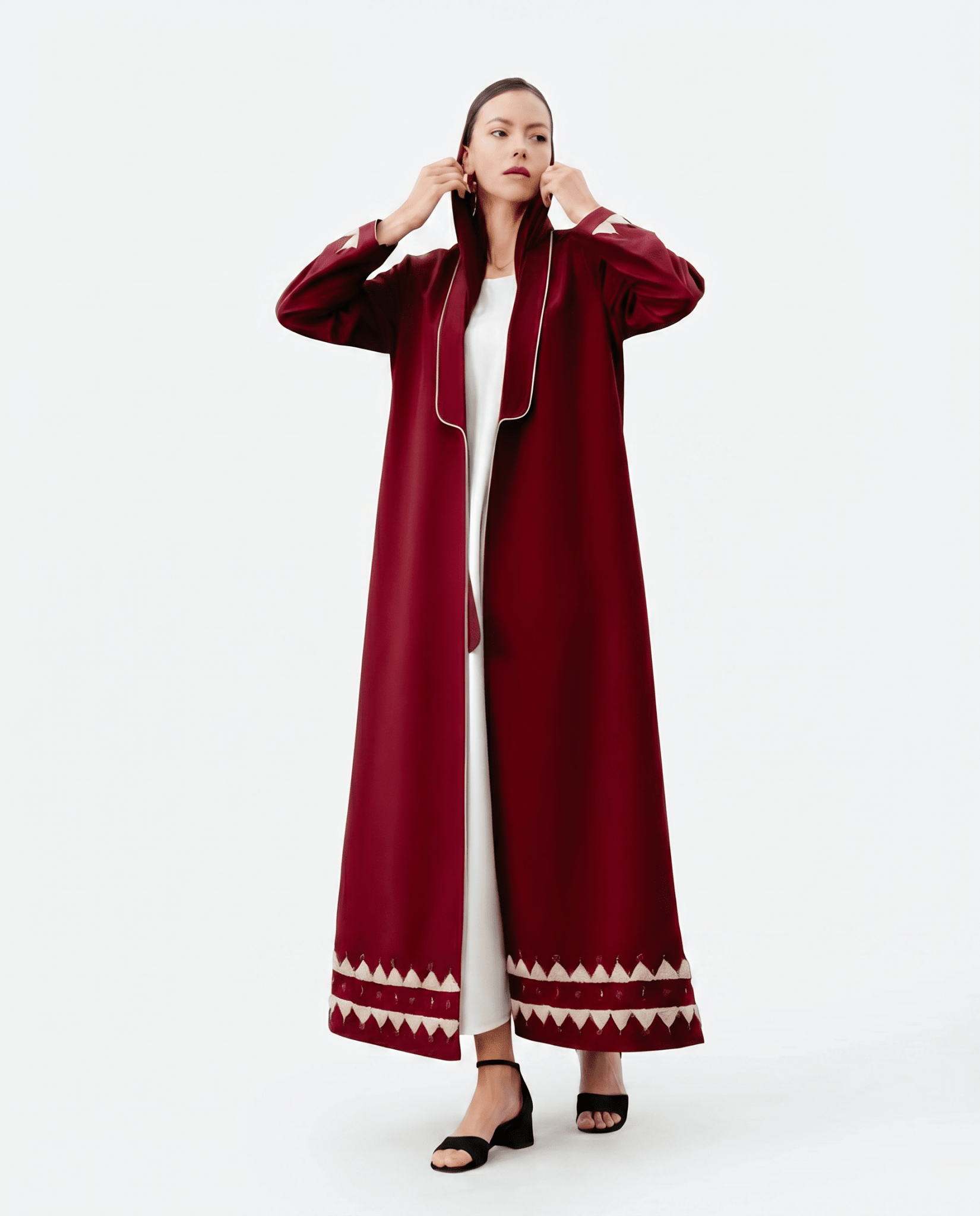 HON077 ABAYA - HOUSE OF N - MIRA Y MANO