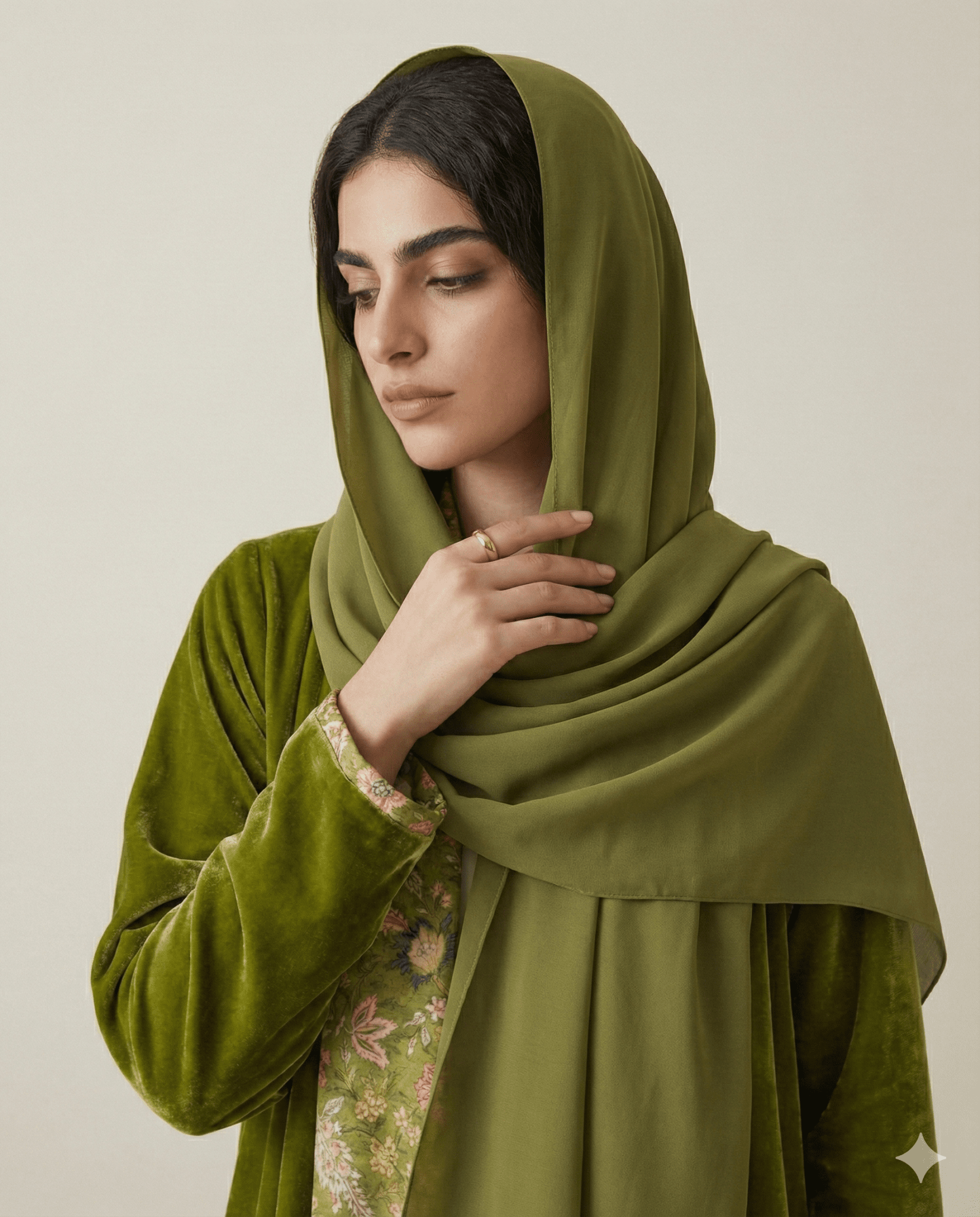 HON083 ABAYA - HOUSE OF N - MIRA Y MANO