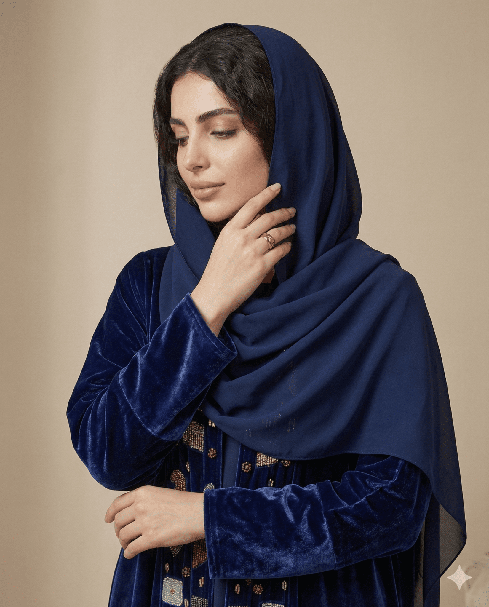 HON087 ABAYA - HOUSE OF N - MIRA Y MANO