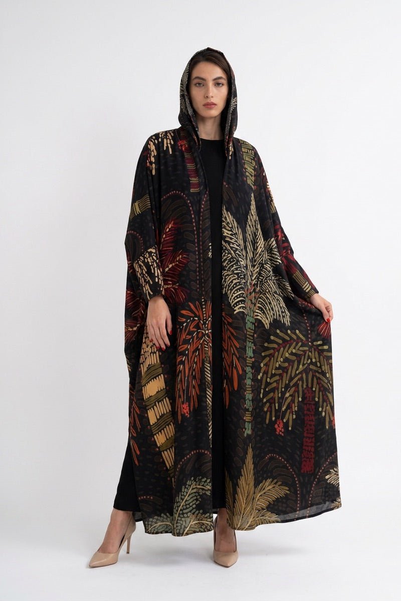 Black Double – Abaya - HOUSE OF SOLE - MIRA Y MANO