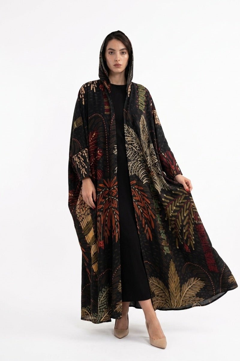 Black Double – Abaya - HOUSE OF SOLE - MIRA Y MANO