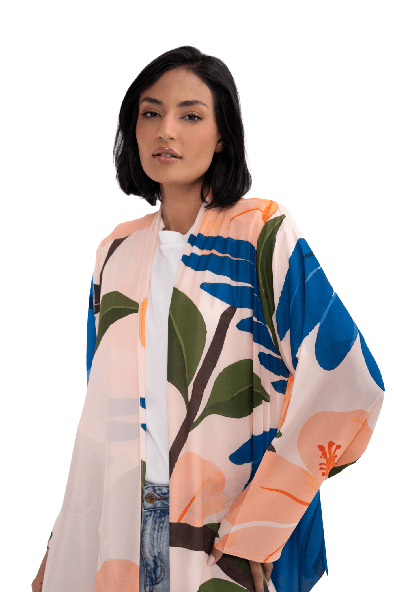BLUE BIRD ABAYA - HOUSE OF SOLE - MIRA Y MANO