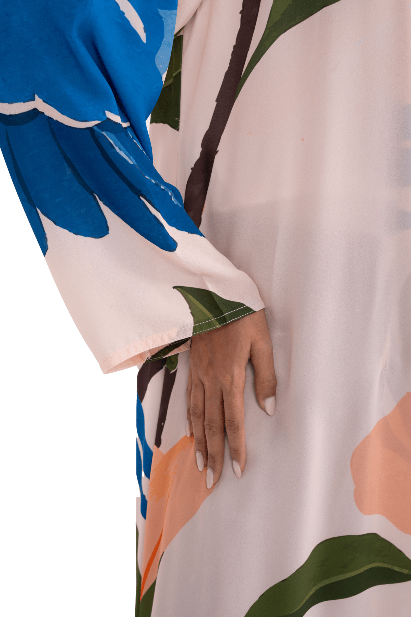 BLUE BIRD ABAYA - HOUSE OF SOLE - MIRA Y MANO