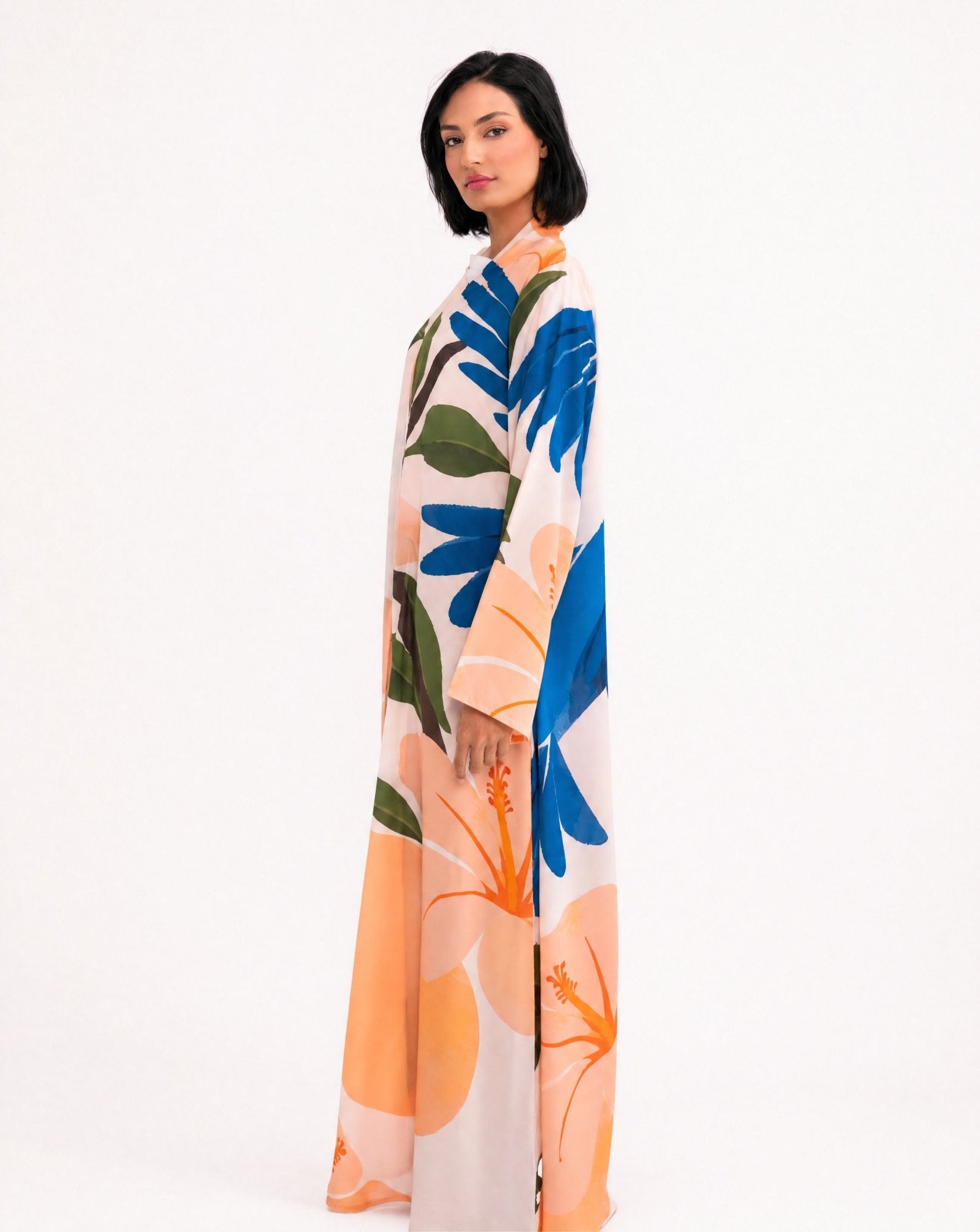 BLUE BIRD ABAYA - HOUSE OF SOLE - MIRA Y MANO