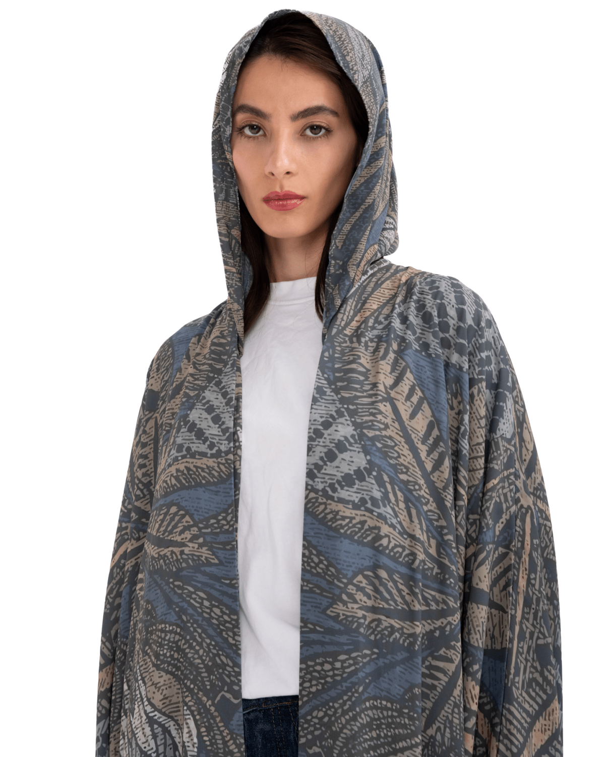 GRAY ABAYA - MIRA Y MANO