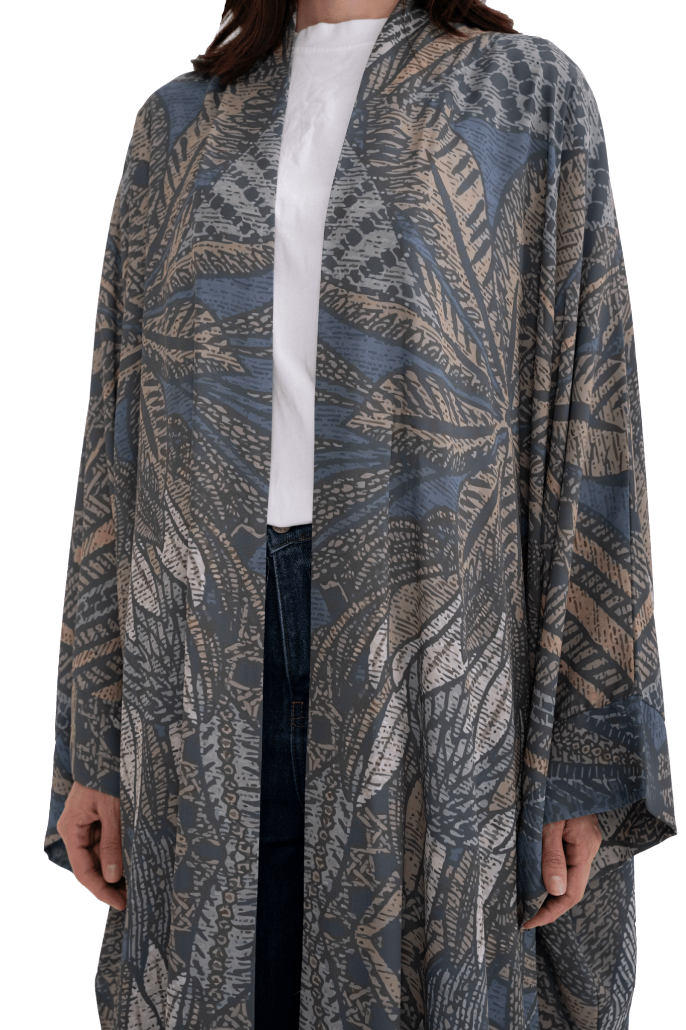 GRAY ABAYA - HOUSE OF SOLE - MIRA Y MANO