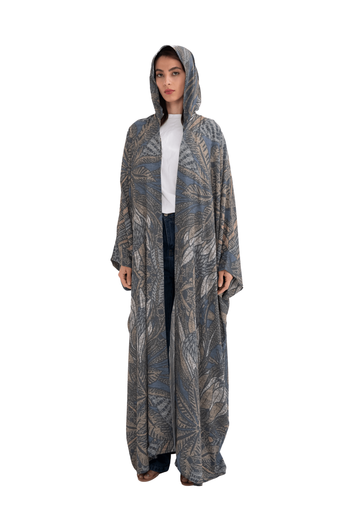 GRAY ABAYA - HOUSE OF SOLE - MIRA Y MANO