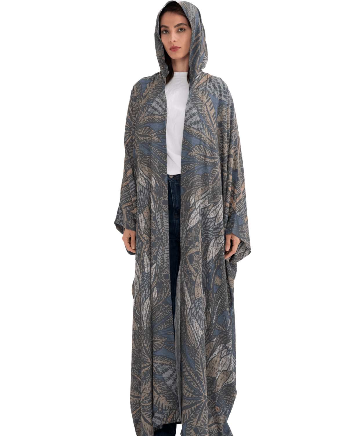 GRAY ABAYA - MIRA Y MANO