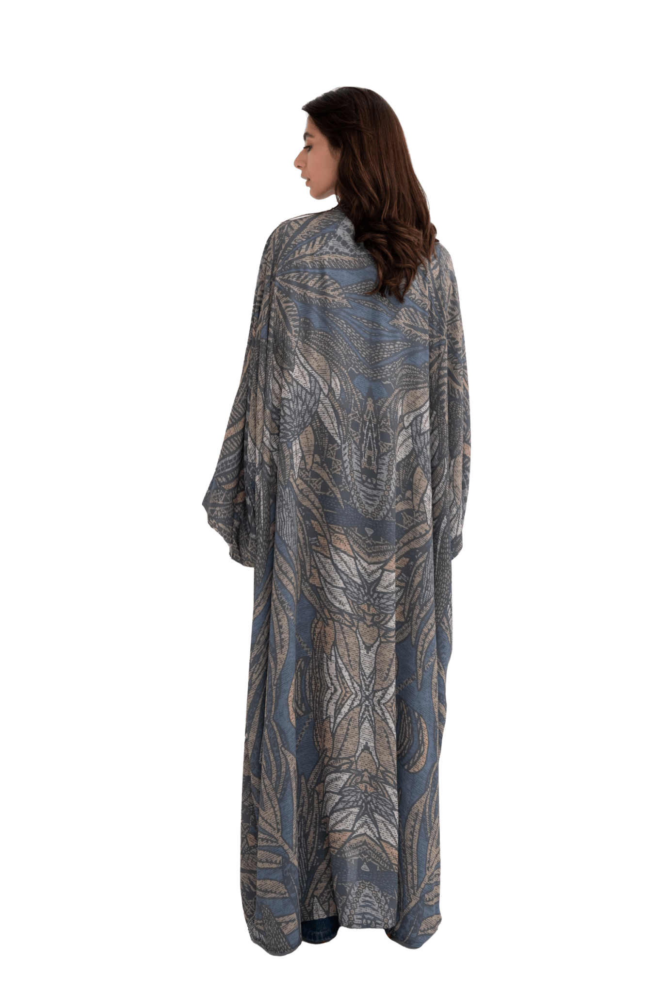 GRAY ABAYA - HOUSE OF SOLE - MIRA Y MANO